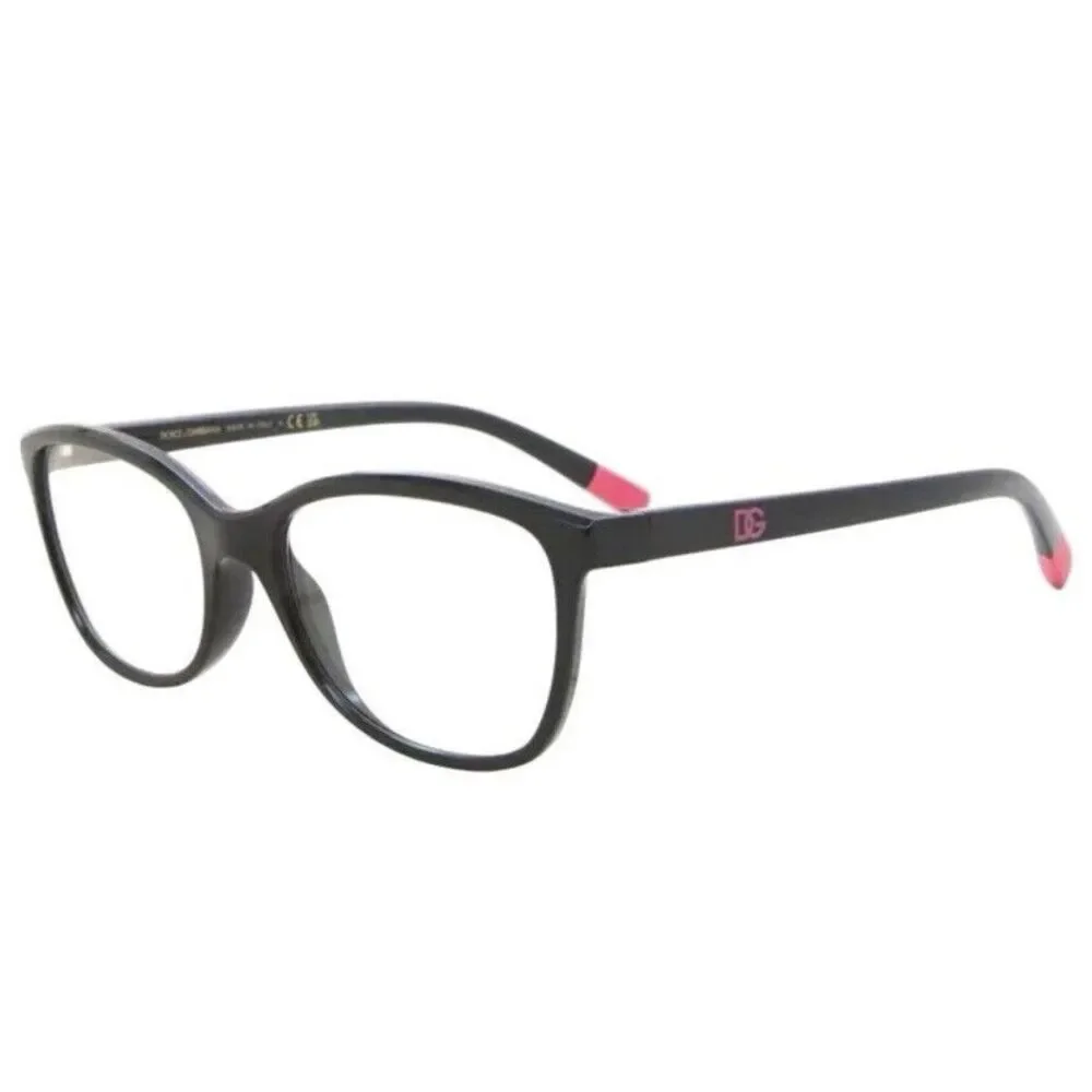 Dolce & Gabbana DG 5092 Women’s Luxury Eyeglasses - Black & Pink - Size 55mm